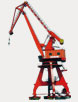 Port and container handling cranes