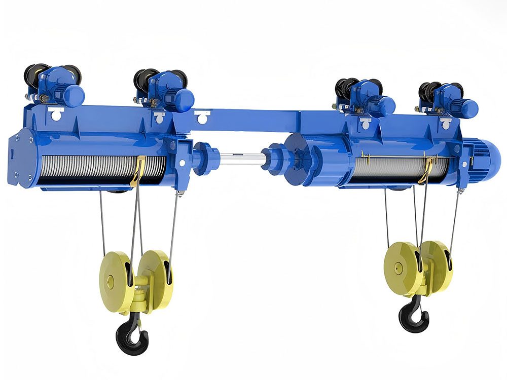 Double-hook electric hoist