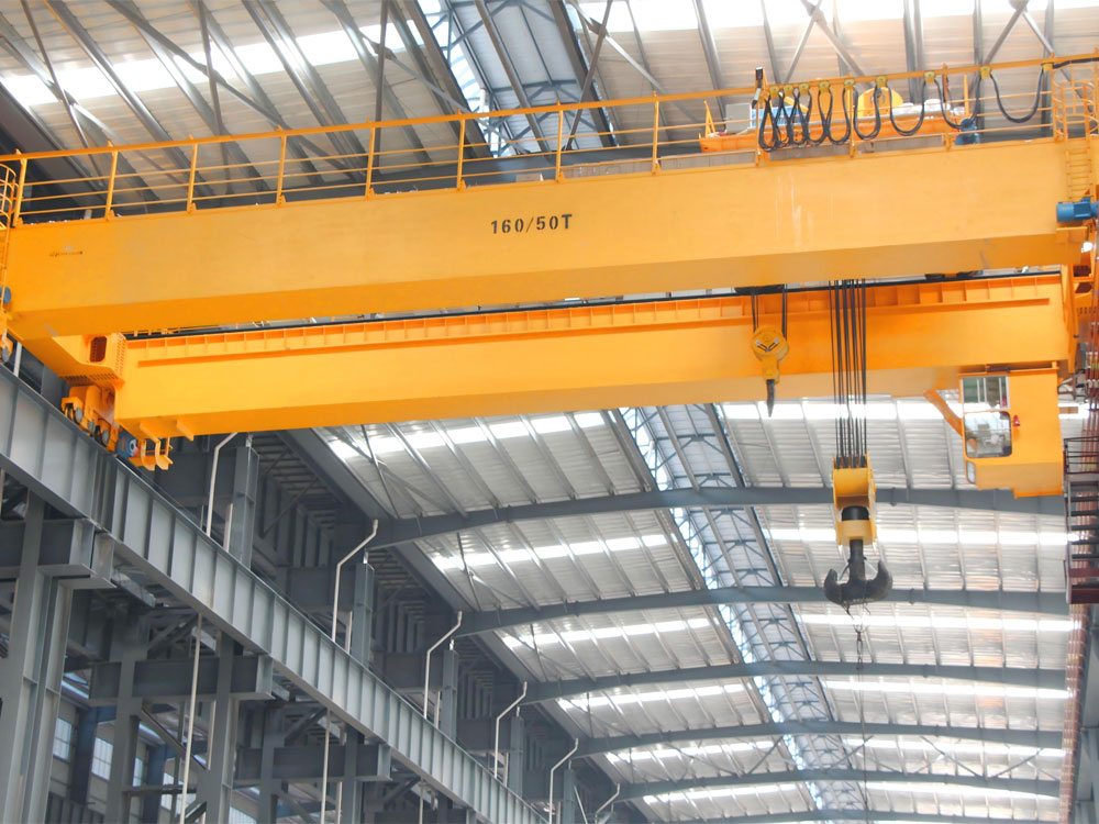 QD type European double-beam bridge crane, 160 tons