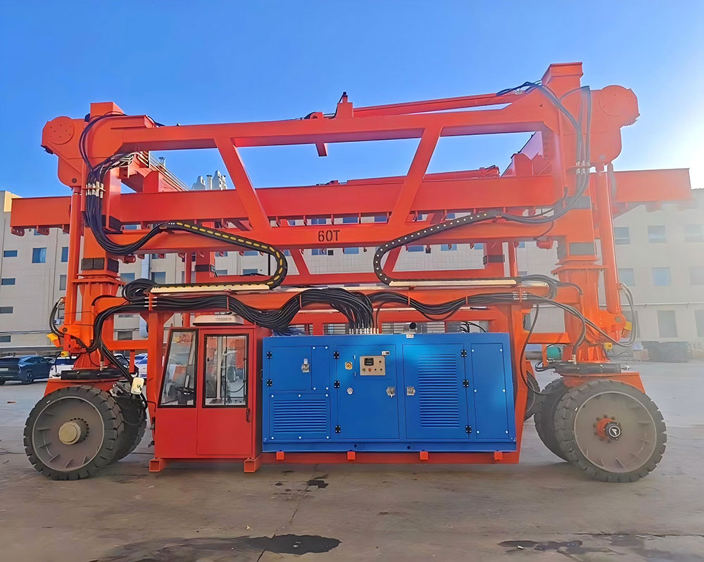 RTG type rubber-tyred crane, 60 tons