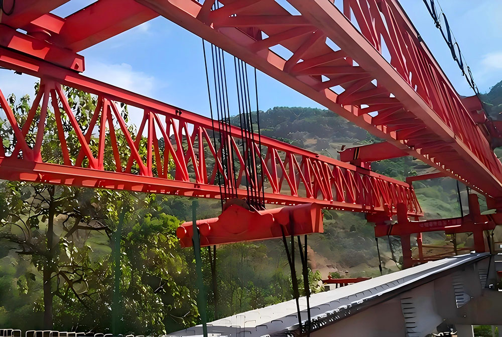 Bridge girder erection machine