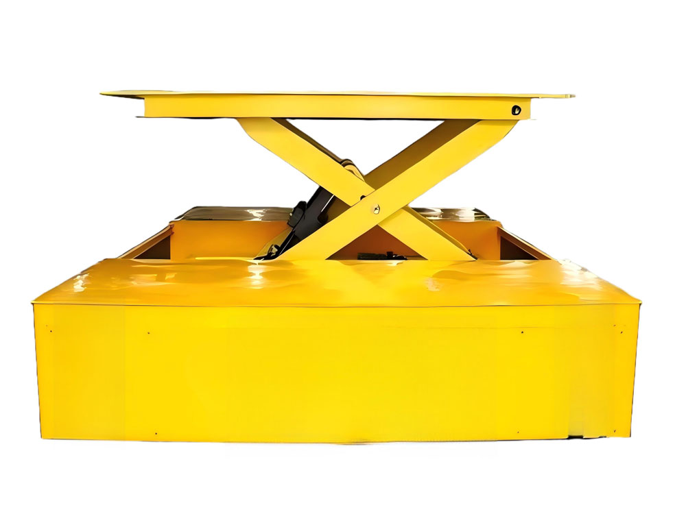 Hydraulic lifting electric flat truck