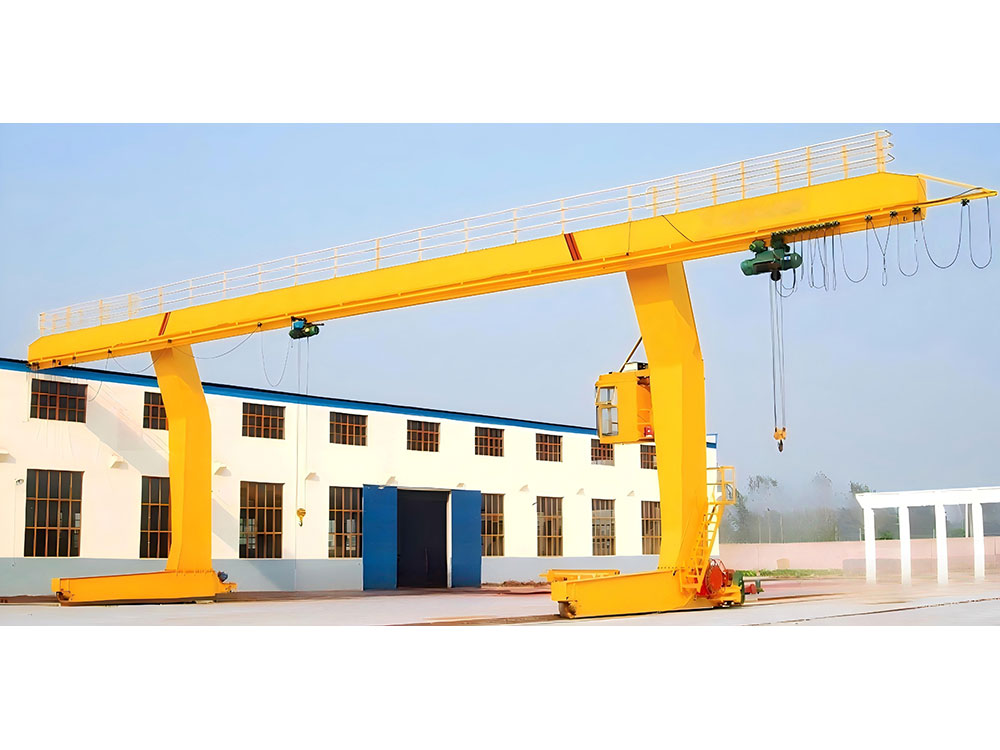 L-shaped gantry crane