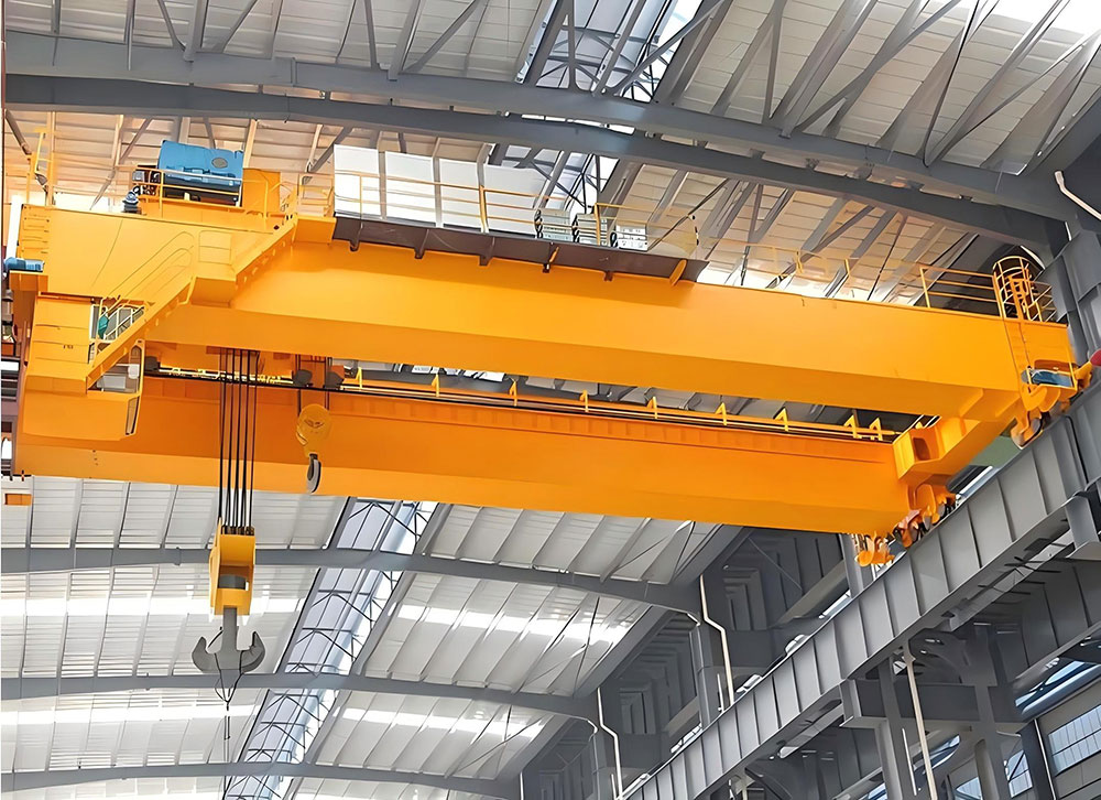 European double-beam bridge crane