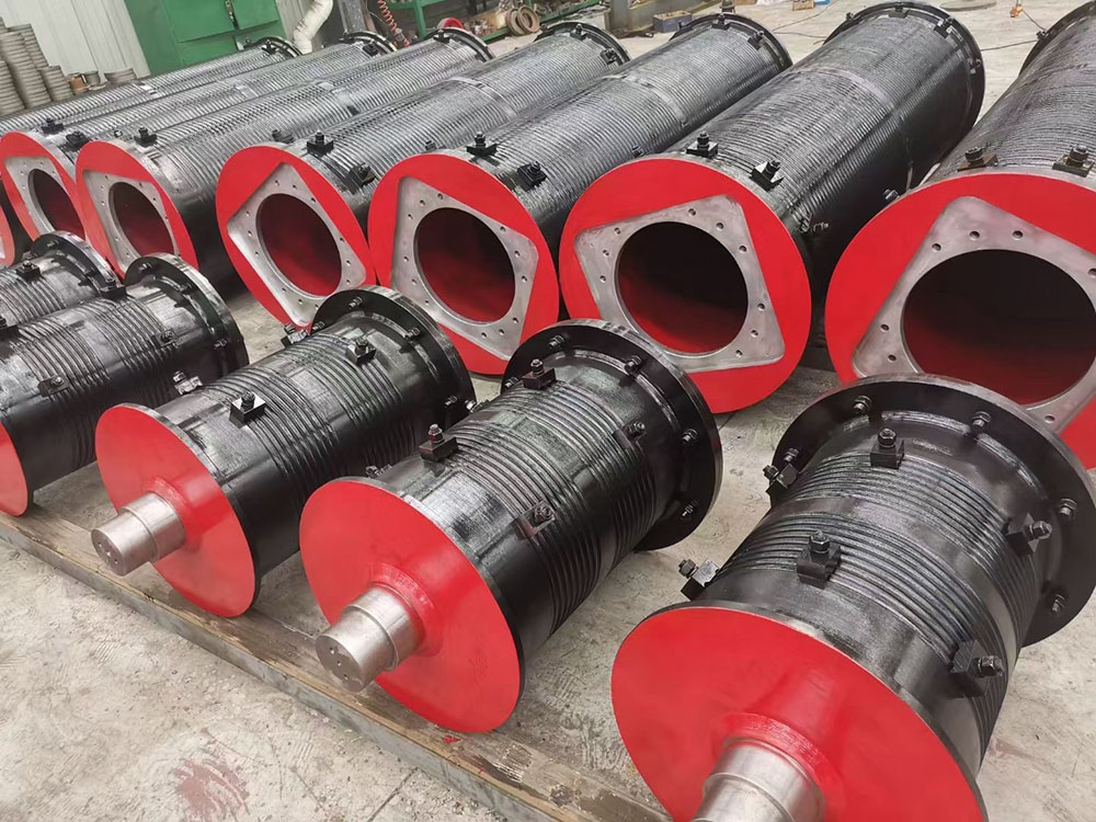 Finished rolls ready for shipment