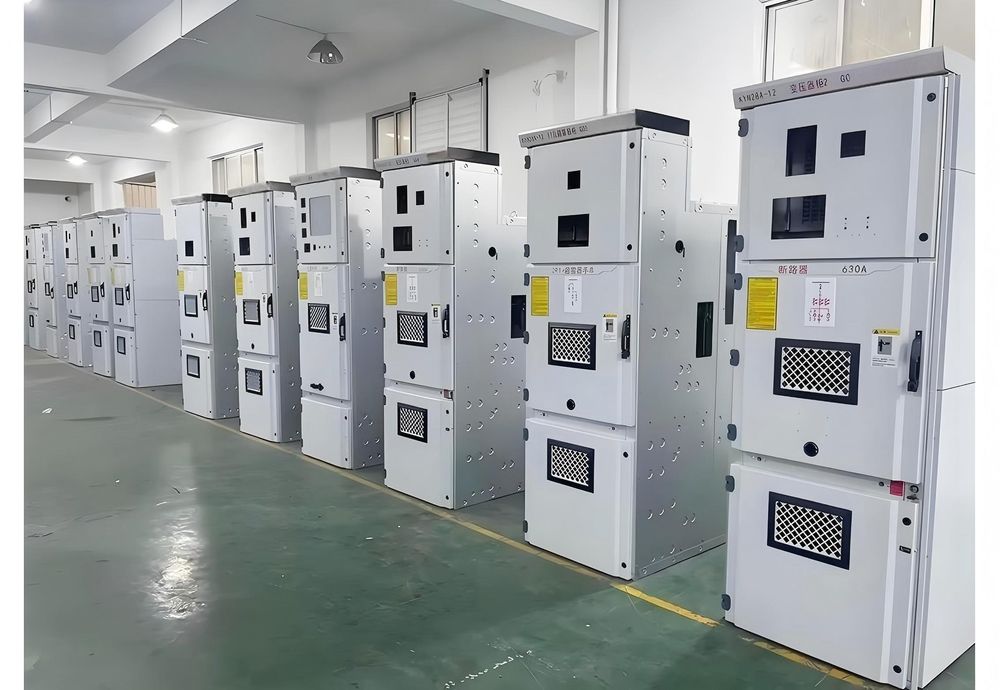 High and low voltage distribution cabinet